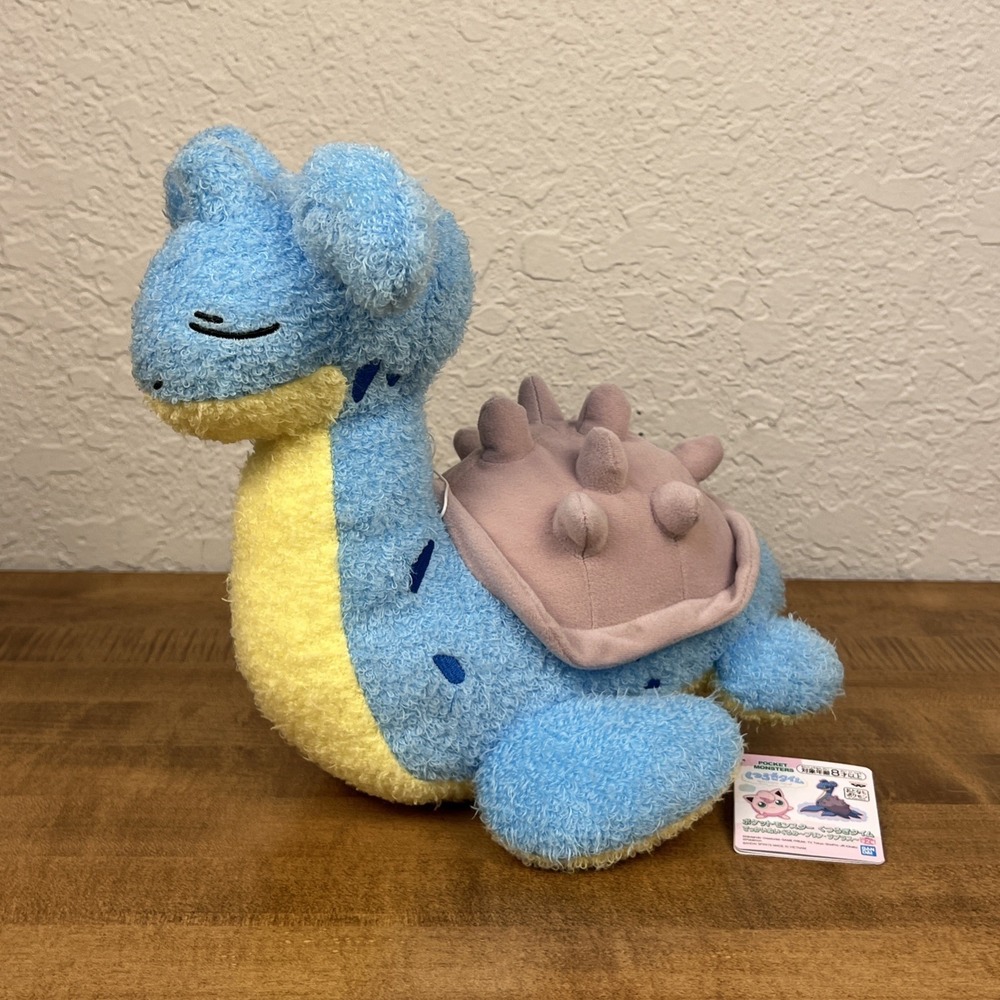 Pokemon Lapras Plush‎ Doll Winking Relax Time BANPRESTO Kawaii Japan Prize